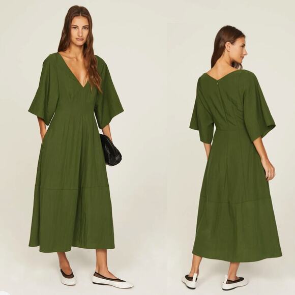 VINCE Dresses & Skirts - VINCE Flutter Sleeve Dress - Size M
